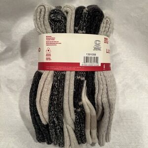 New Lucky Brand Women's Super Soft Boot Socks, 6 Pair, Fits Shoe Sizes 5-10